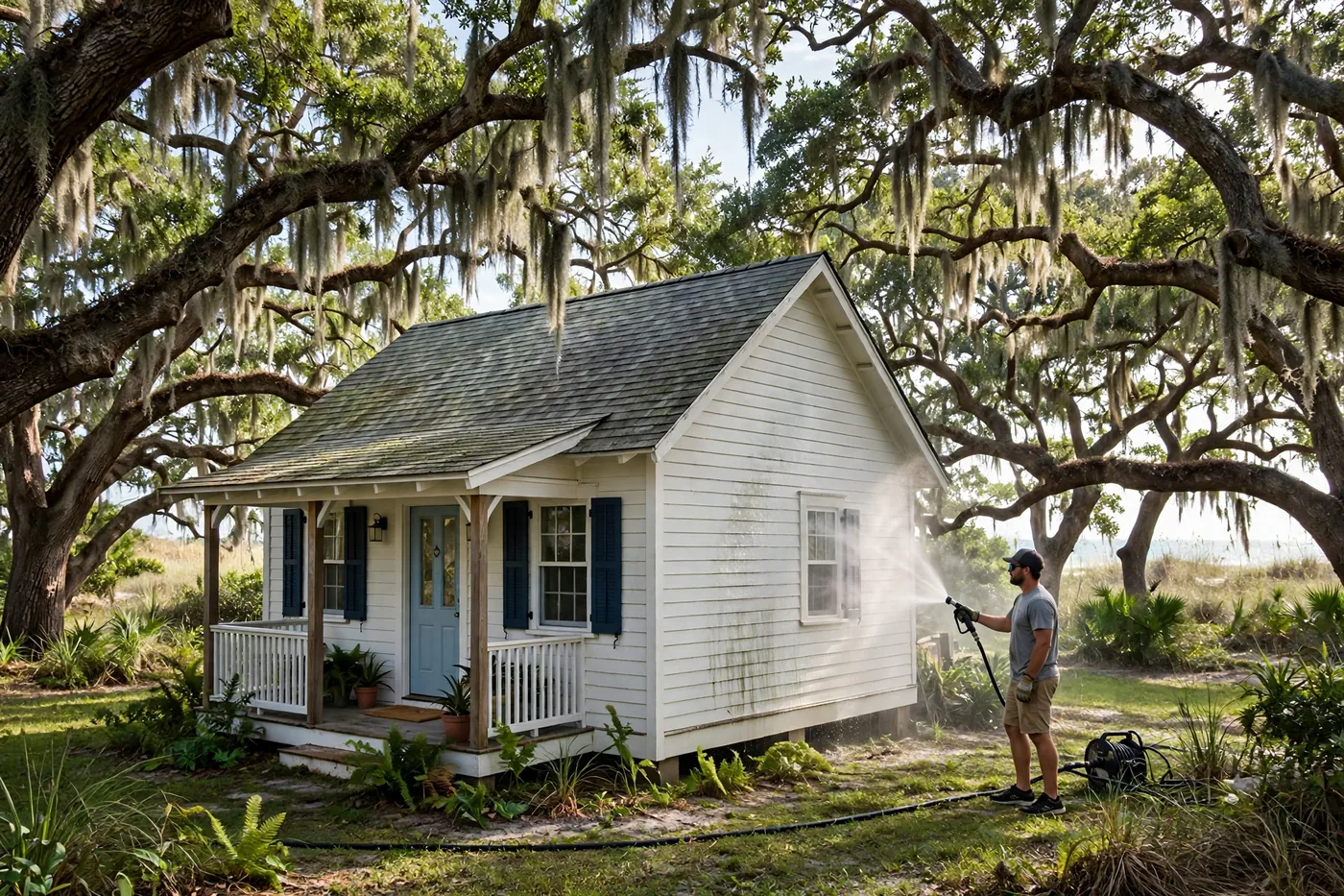 Pressure washing in Atlantic Beach FL