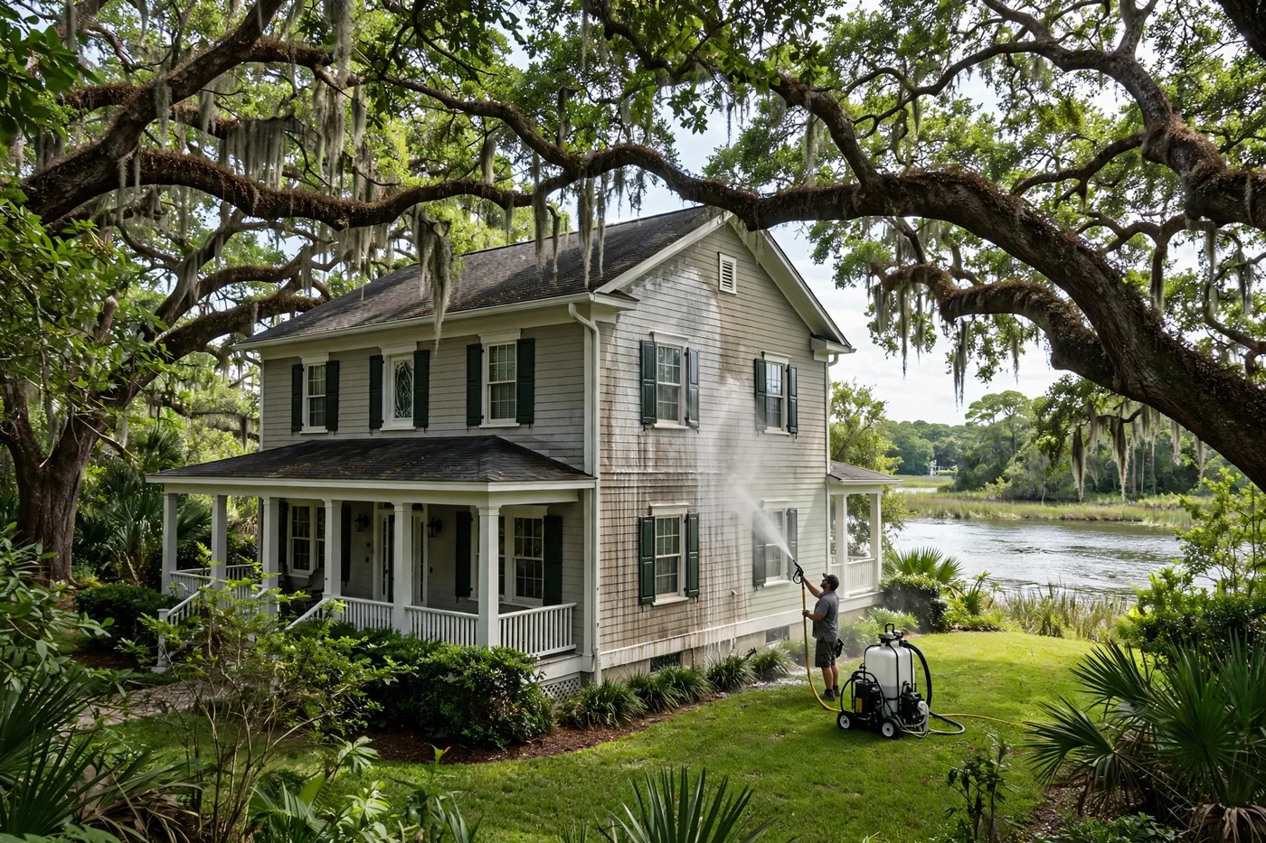 Pressure washing in Mandarin FL
