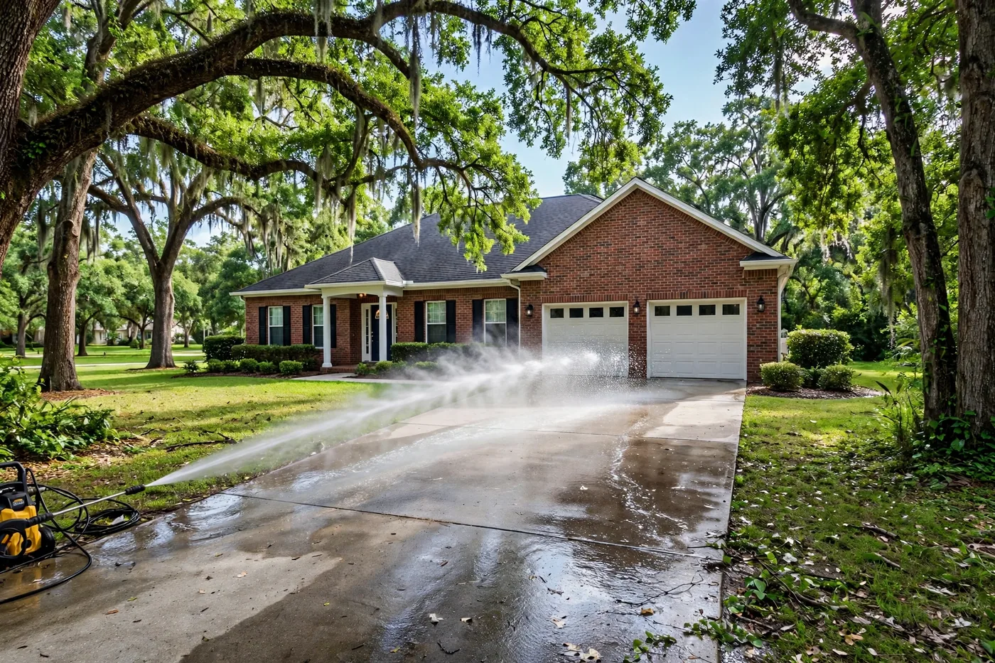 Pressure washing in Orange Park FL