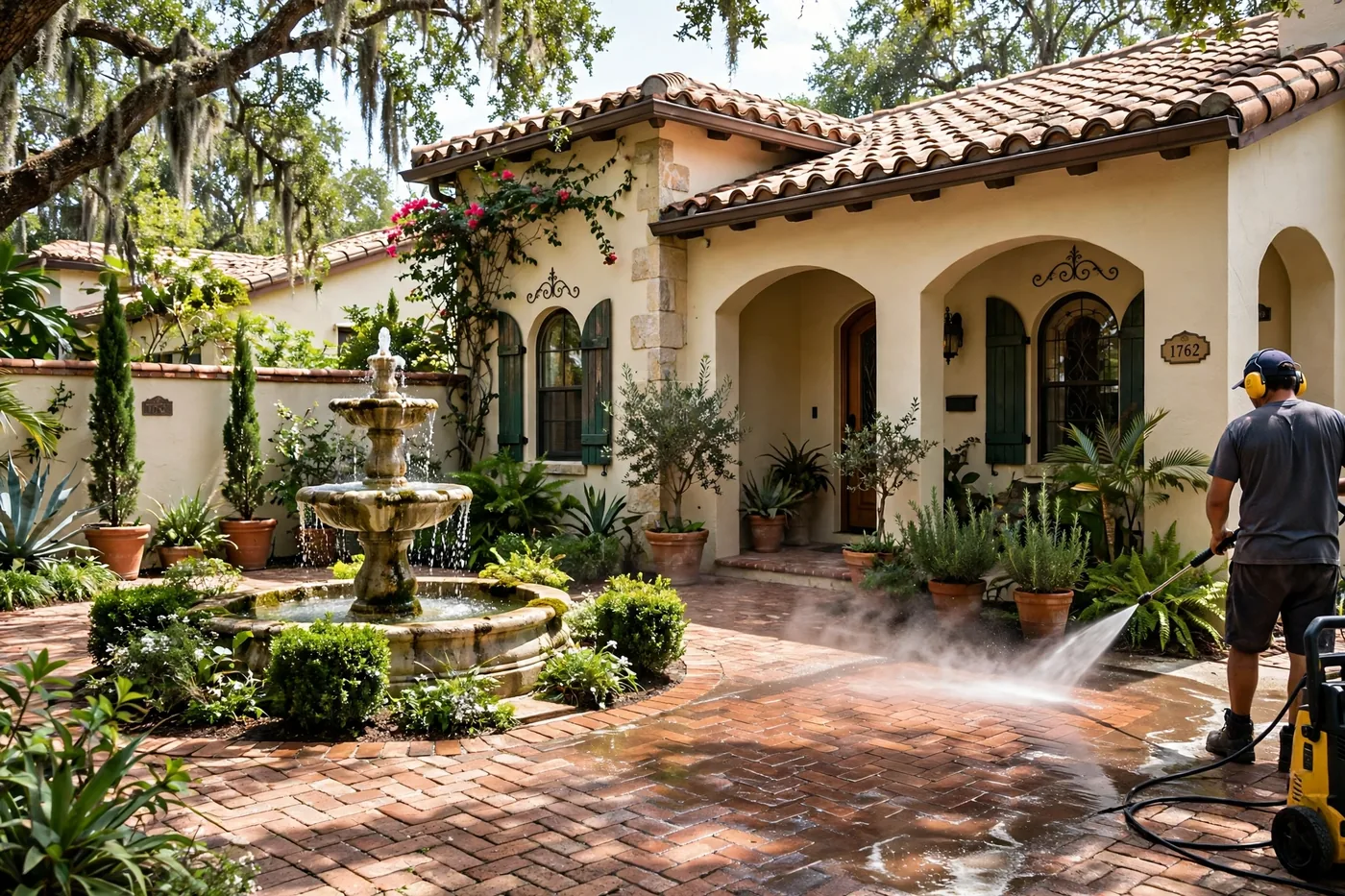 Pressure washing in San Marco FL