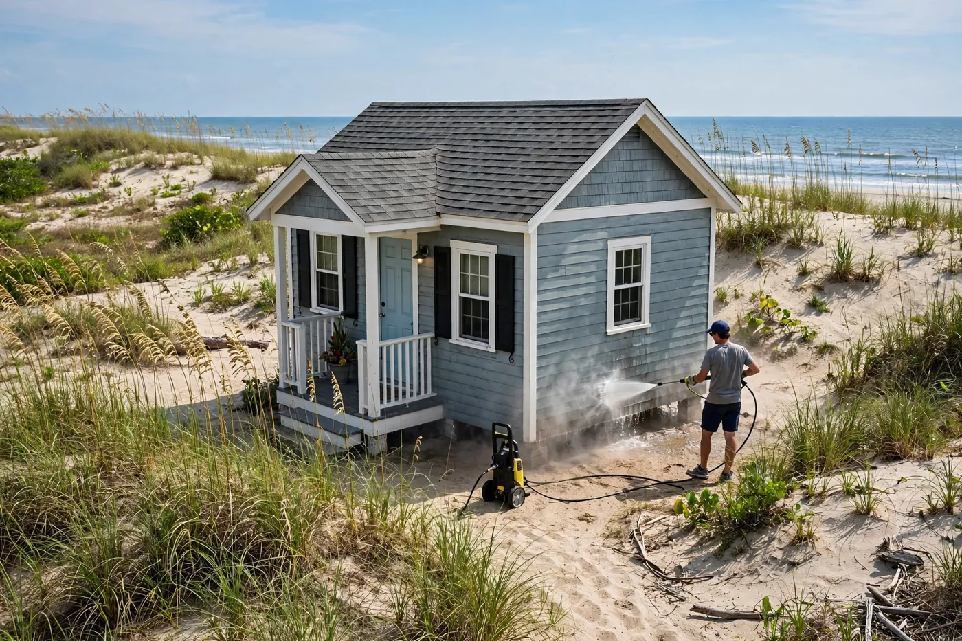 Atlantic & Neptune Beach: Coastal Cleaning (Salt, Sand & Storms)