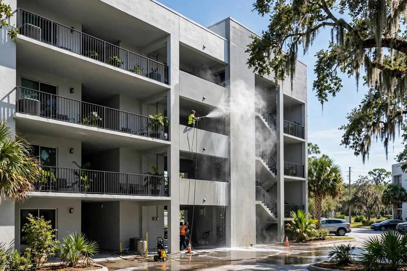 Baymeadows & Southside Condos: Who Pays for Exterior Cleaning?