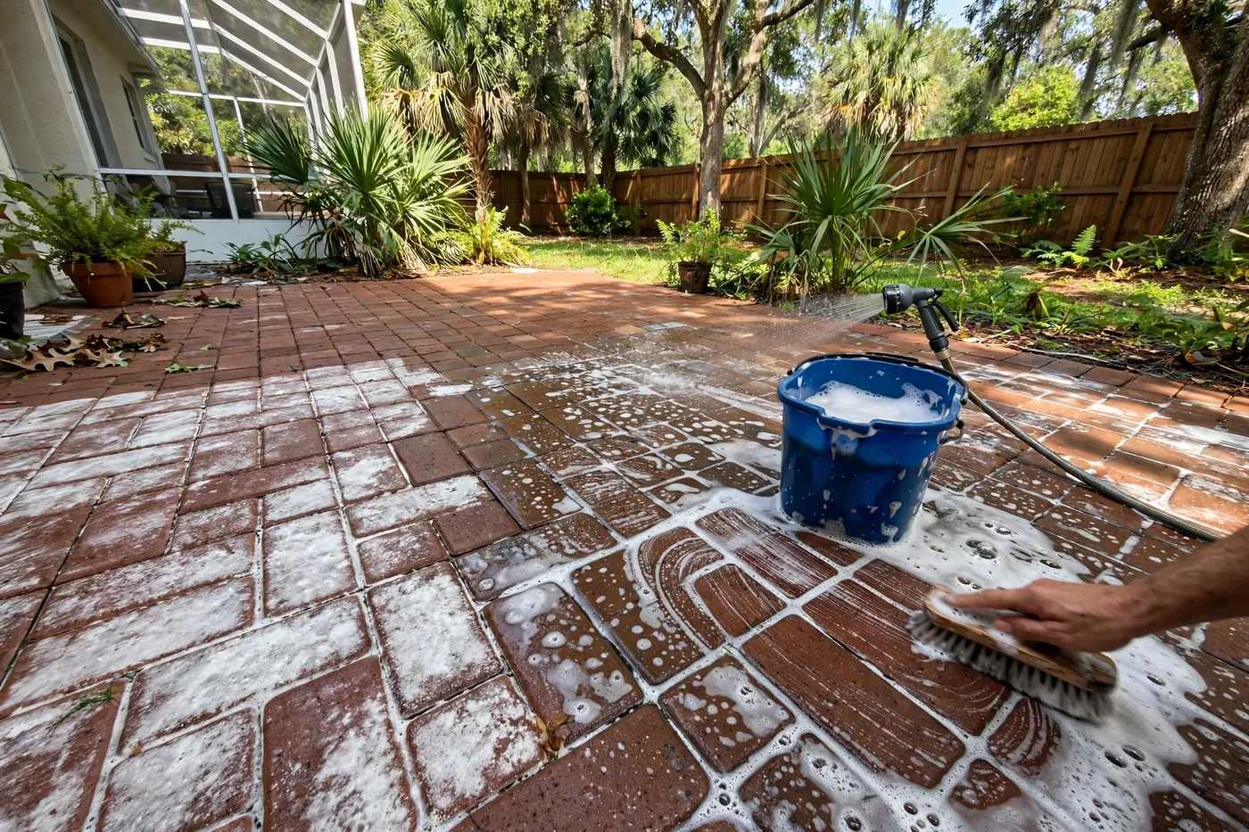 Efflorescence on Pavers & Concrete: White Crust Causes & Removal