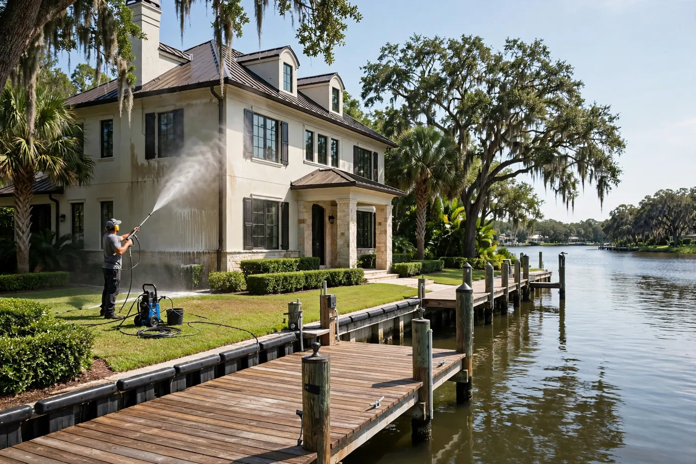 Ortega Waterfront Homes: Salt Air, River Humidity & Dock Cleaning