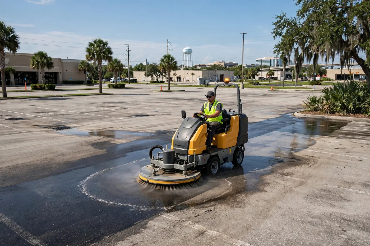 Parking Lot Pressure Washing: Jacksonville Commercial Guide