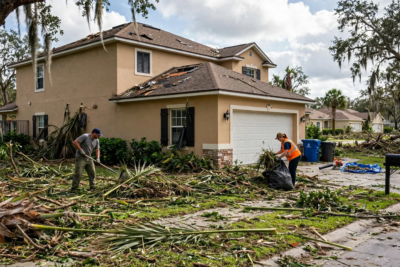 Post-Hurricane Exterior Recovery: Salt, Debris & Insurance Docs