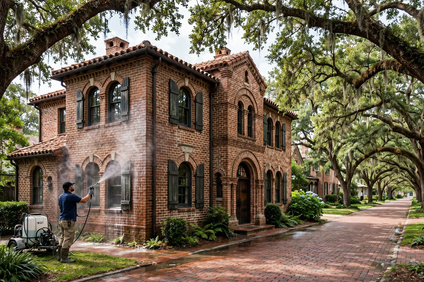 Pressure Washing in San Marco: Brick, Stucco & Historic Homes