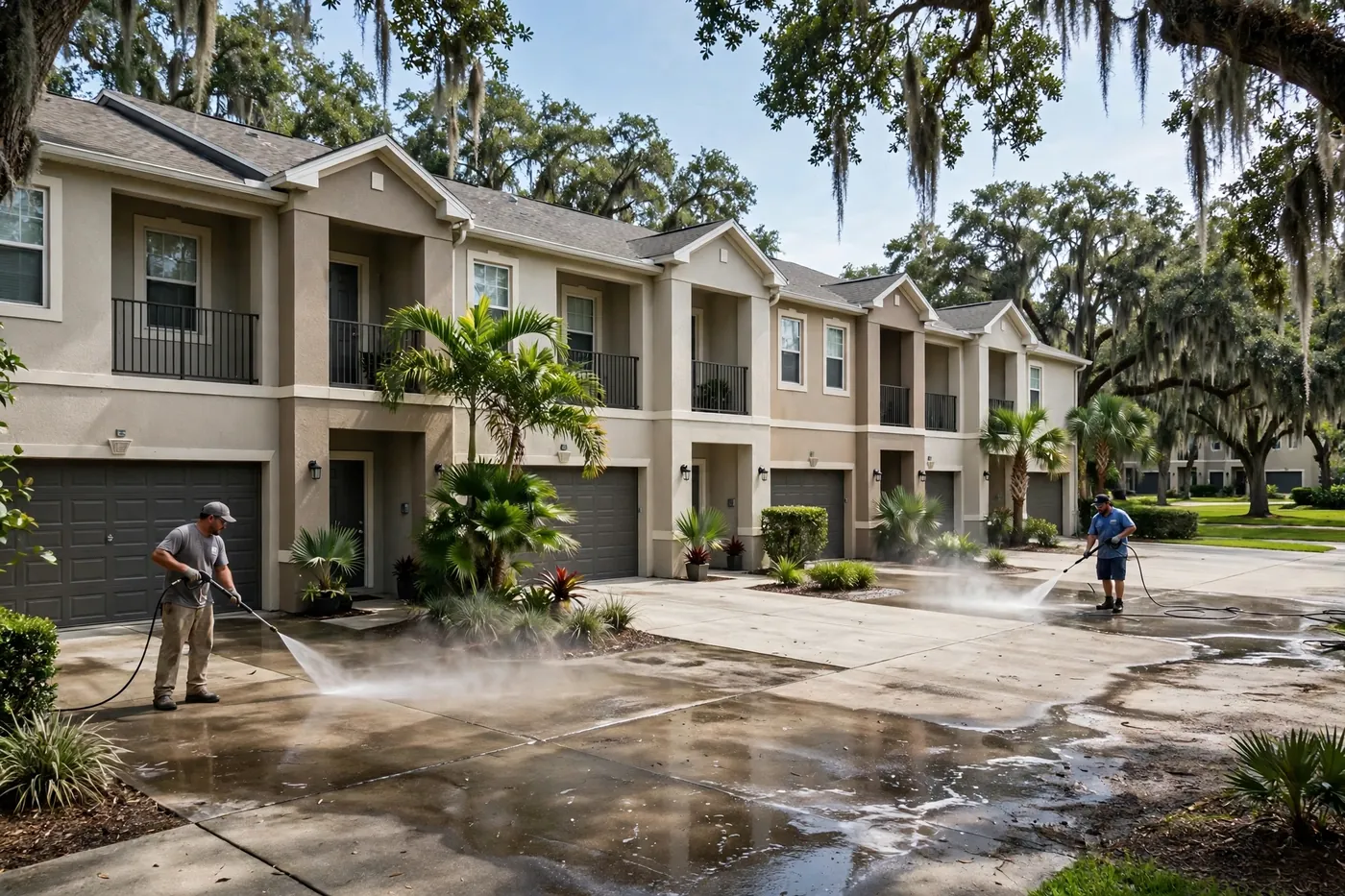 Townhome Community Pressure Washing: Jacksonville HOA Guide