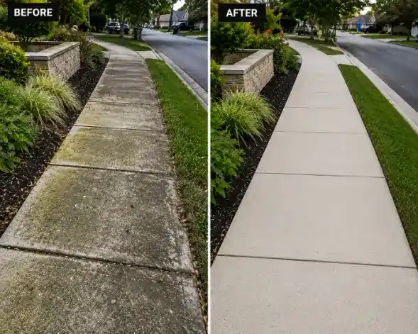 Concrete Sidewalk Cleaning Jacksonville FL