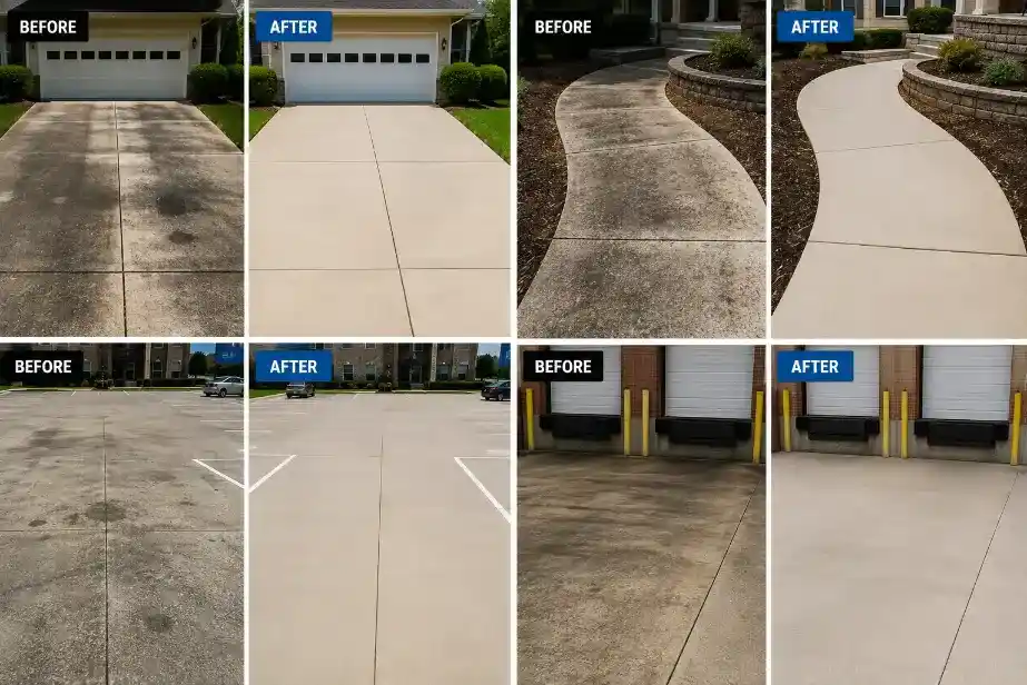 concrete cleaning Jacksonville FL